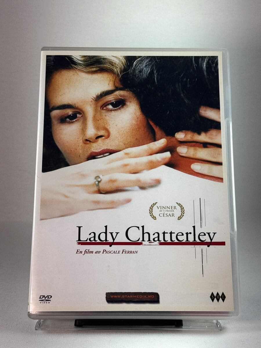 Forside av DVD-cover til Lady Chatterley, bruktfilm hos nettbutikken Brukbar Film
