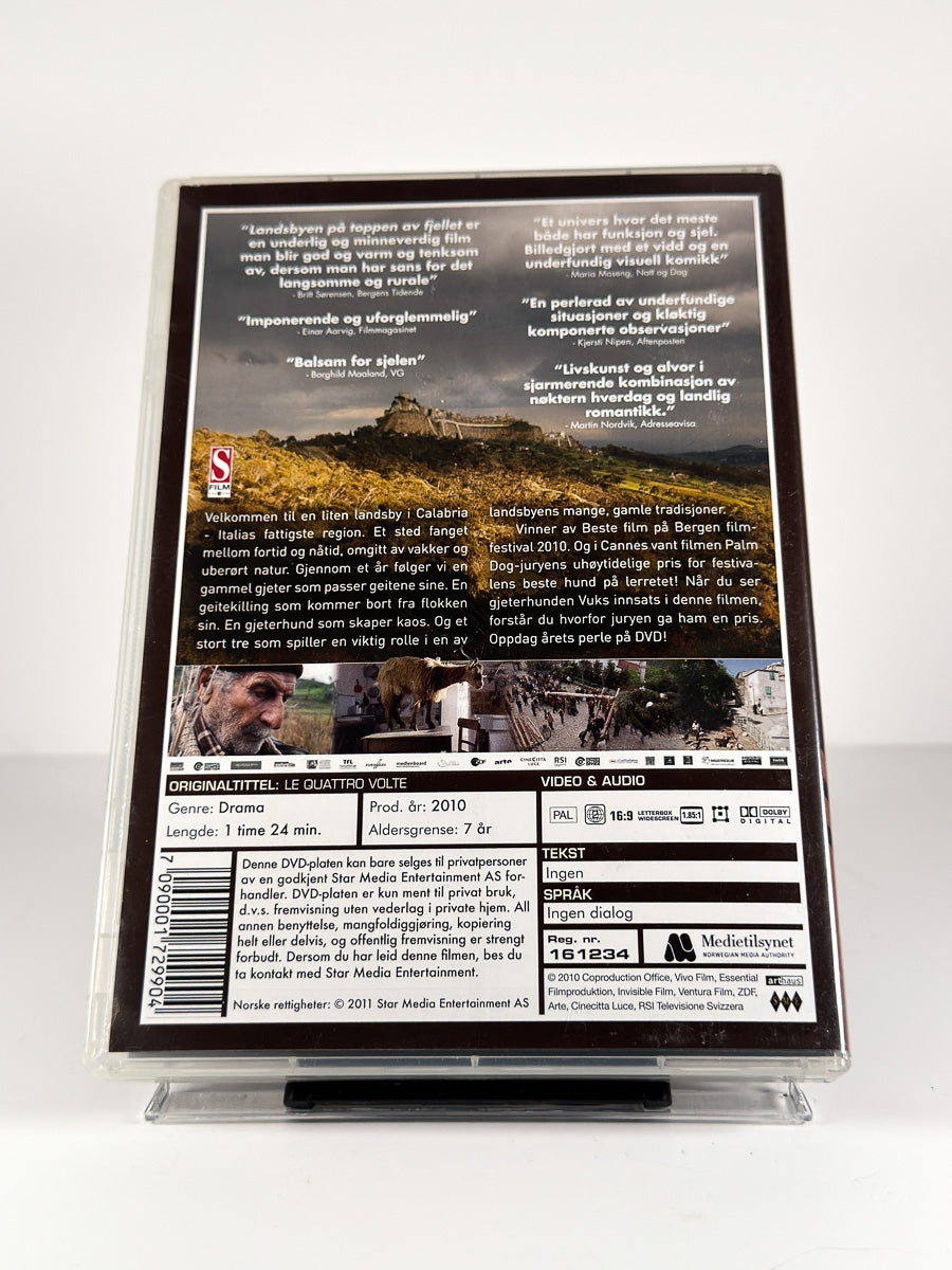 Bakside av cover til Landsbyen på toppen av fjellet på DVD