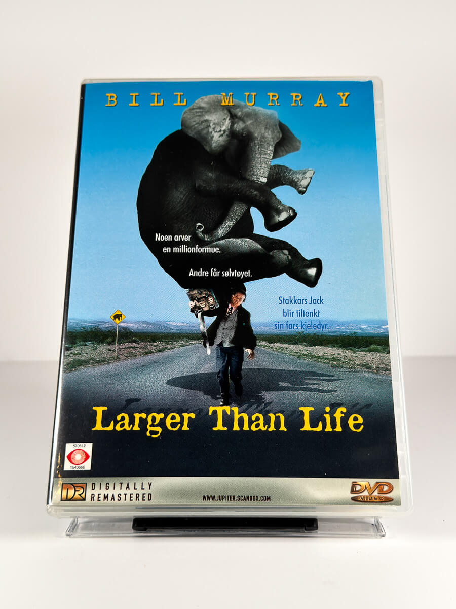 Forside av cover til Larger Than Life på DVD