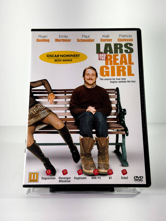 Forside av cover til Lars and the Real Girl, brukt DVD hos Brukbar Film