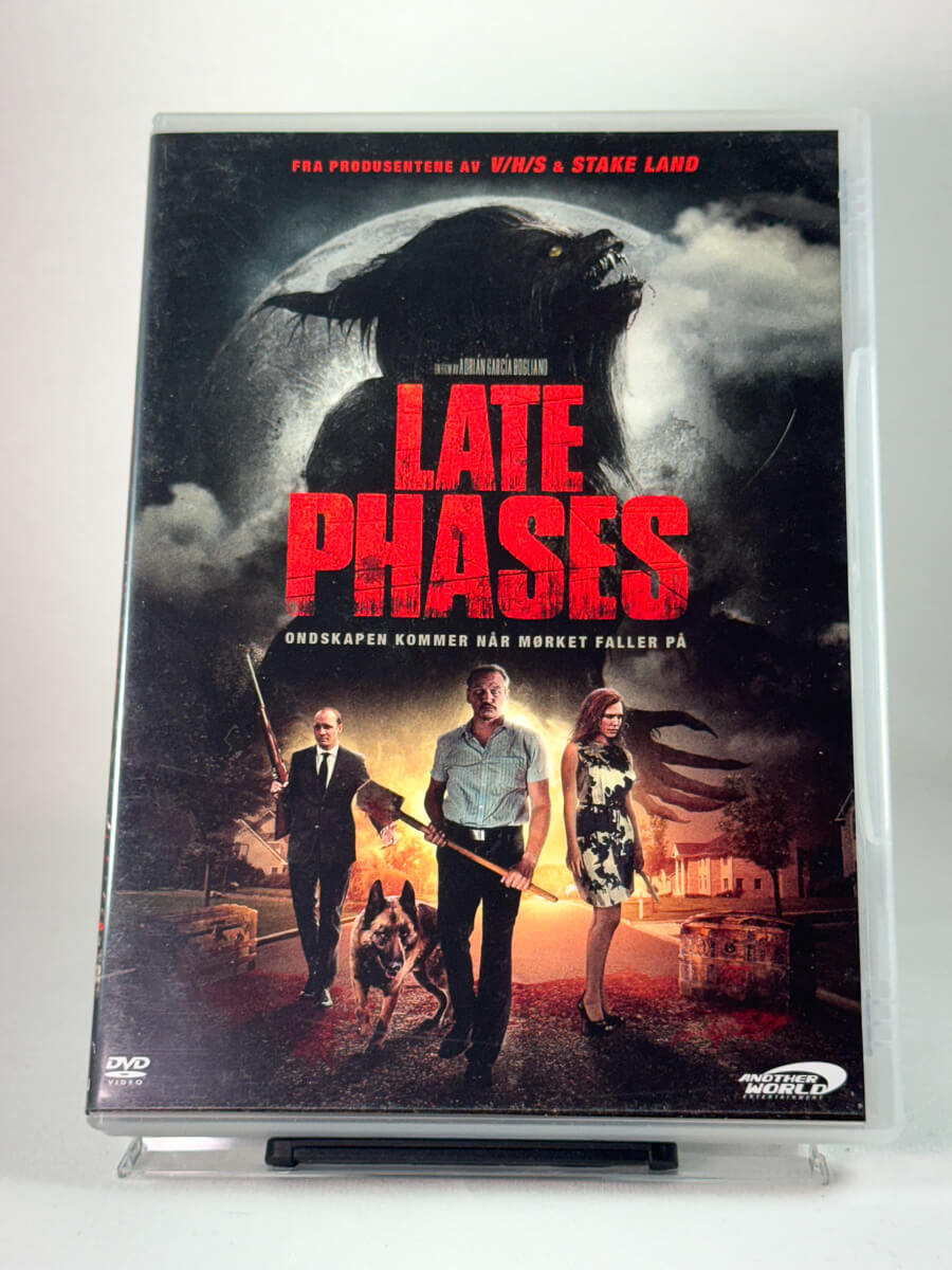 Forside av DVD-cover til Late Phases, bruktfilm hos Brukbar Film