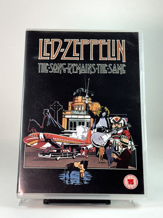 Forside av cover til Led Zeppelin – The Song Remains the Same, brukt DVD hos Brukbar Film