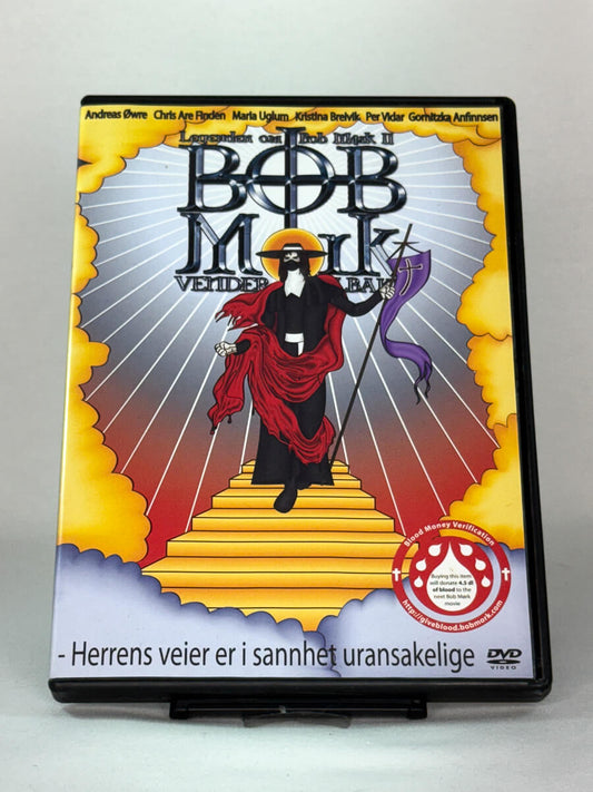 Forside av brukt DVD-cover til Legenden om Bob Mørk II: Bob Mørk vender tilbake – forsidebilde av originalfilm på DVD, Brukbar Film