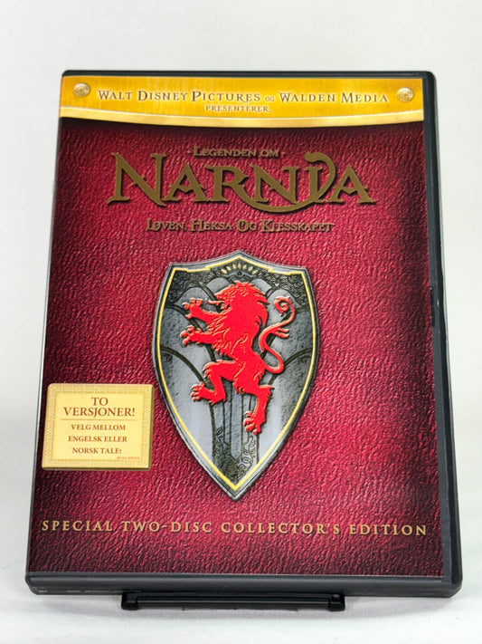 DVD-forside til filmen Legenden om Narnia: Løven, Heksa og Klesskapet  Spesialutgave
Originalt cover brukt for produktbilde i nettbutikken Brukbar Film