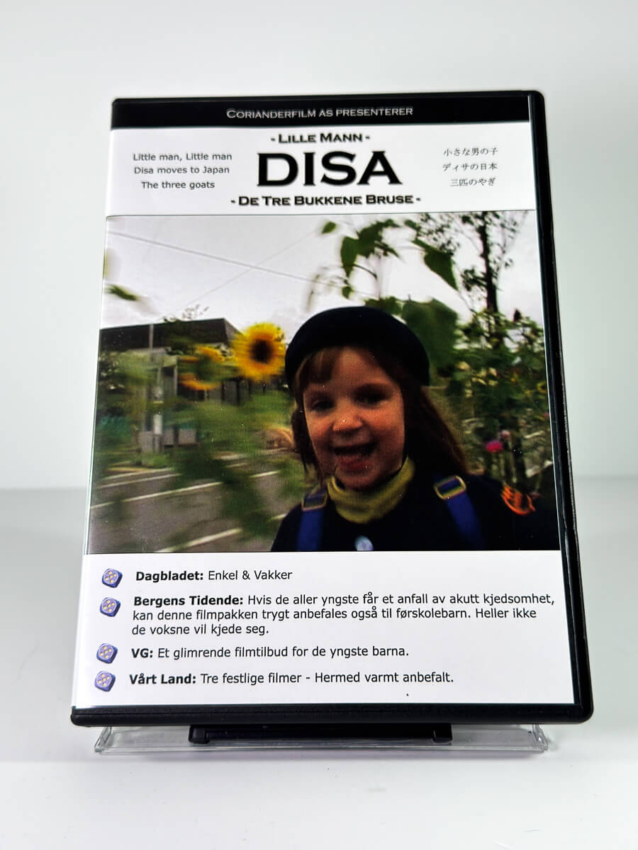 Forside av cover til Lille Mann – Disa – De tre bukkene Bruse på DVD
