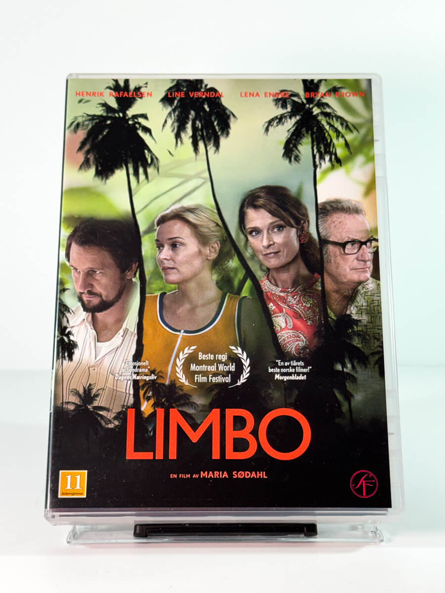 Forside av cover til limbo, brukt original DVD hos Brukbar Film
