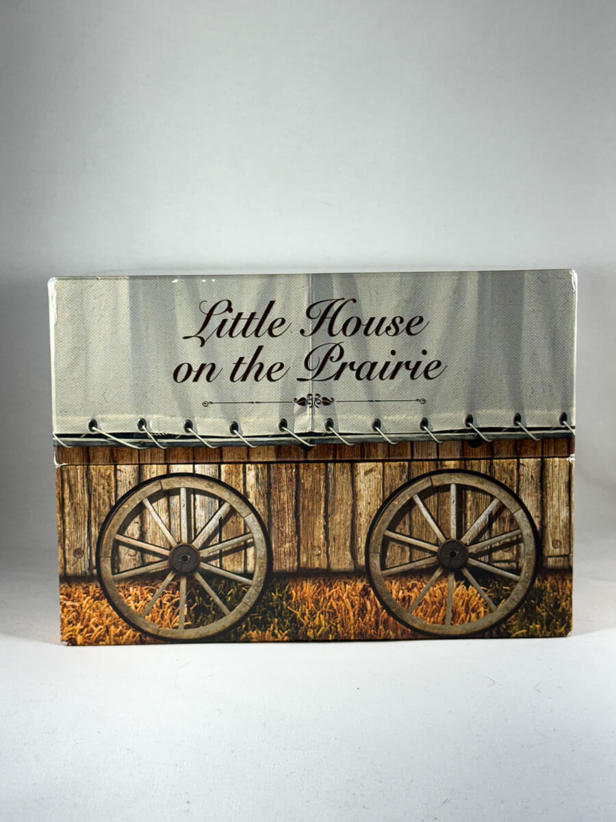 DVD-samleboksen Little House on the Prairie (Huset på prærien) – komplett dramaserie fra 70- og 80-tallet om familien Ingalls på den amerikanske prærien, original brukt DVD-utgave hos Brukbar Film. 
