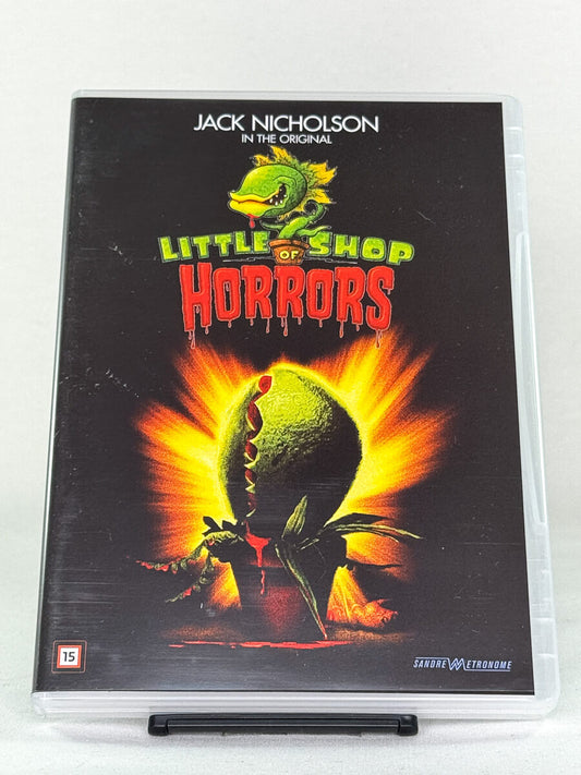 DVD-forside til filmen Little Shop of Horrors
Originalt cover brukt for produktbilde i nettbutikken Brukbar Film