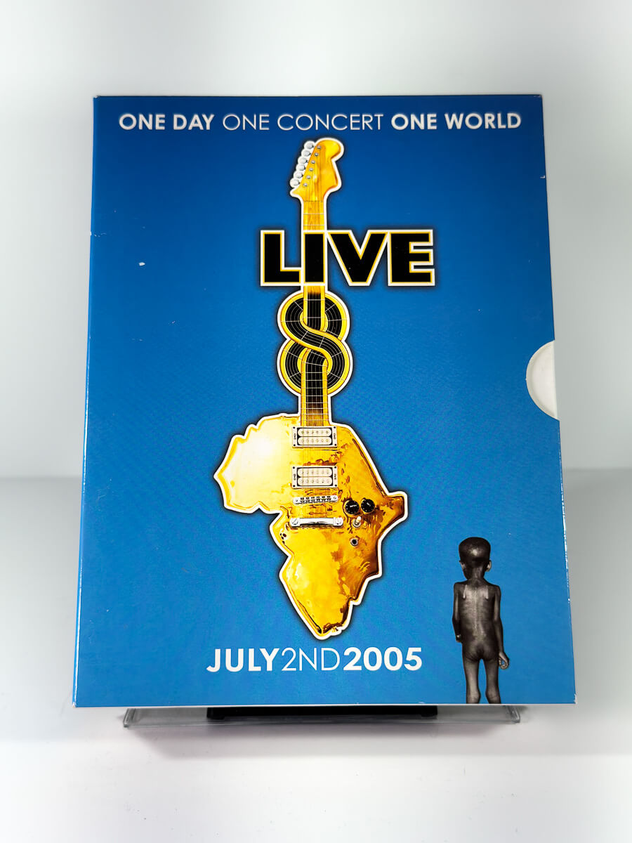Forside av cover til Live 8, brukt DVD hos Brukbar Film