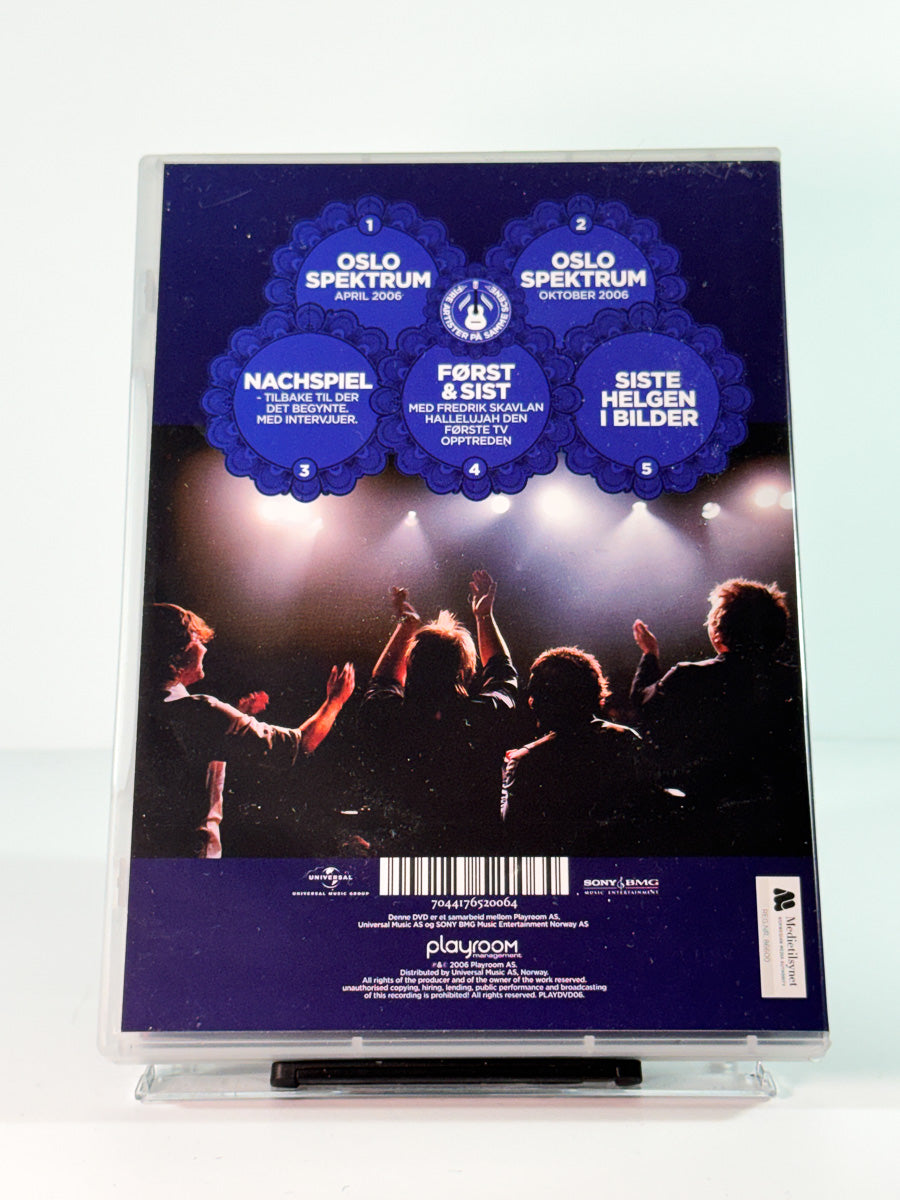 Bakside av cover til Live Hallelujah, bruktfilm hos nettbutikken Brukbar Film