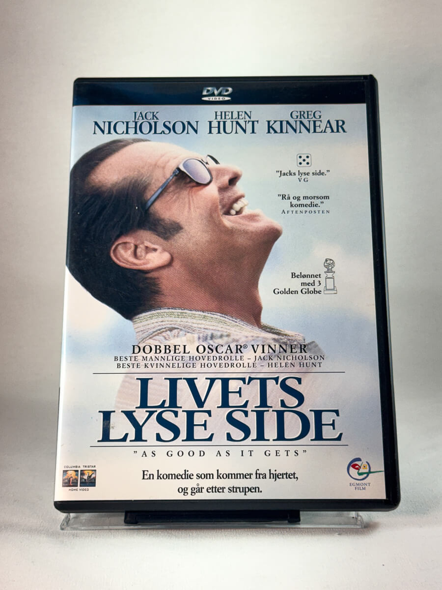 Forside av cover til Livets lyse side, brukt original DVD hos Brukbar Film