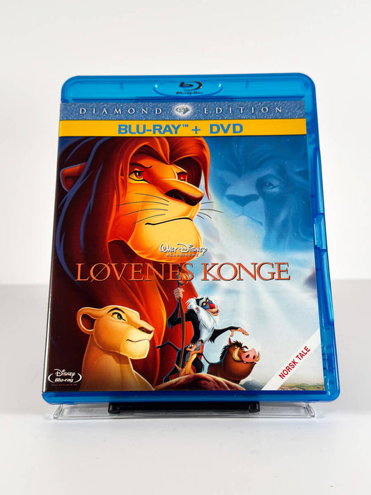 Forside av cover til Løvenes konge på Blu-ray og DVD 