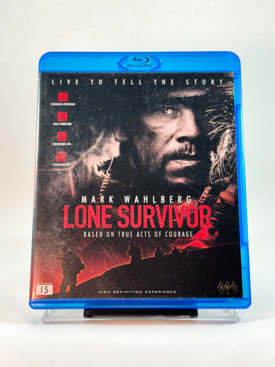 Forside av cover til Lone Survivor, bruktfilm på Blu-ray hos Brukbar Film