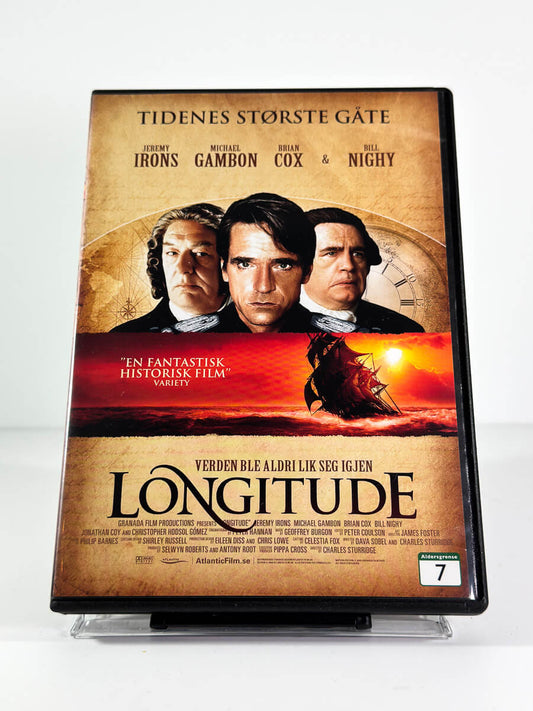 Forside av cover til Longitude på DVD