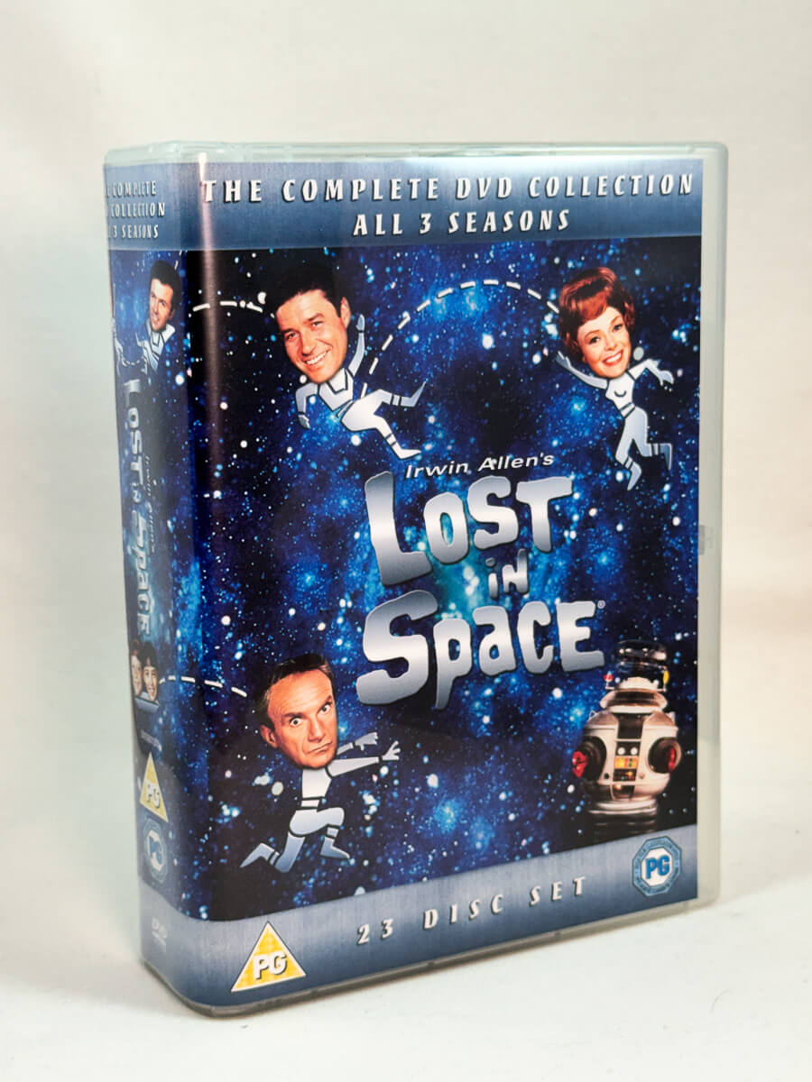 Forside av cover til Lost in Space – The Complete DVD Collection, bruktfilm på DVD hos Brukbar Film