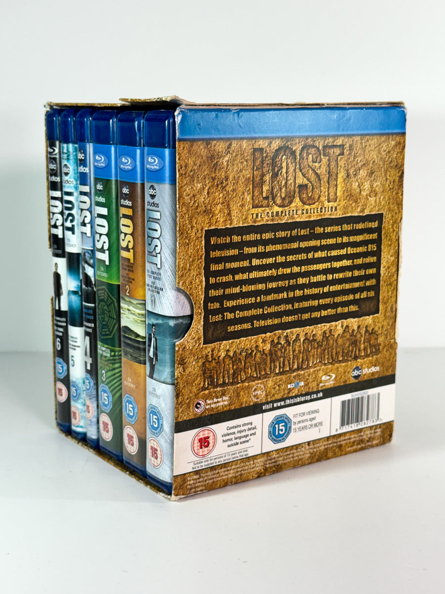 Bakside av cover til lost – the complete collection, bruktfilm hos nettbutikken Brukbar Film