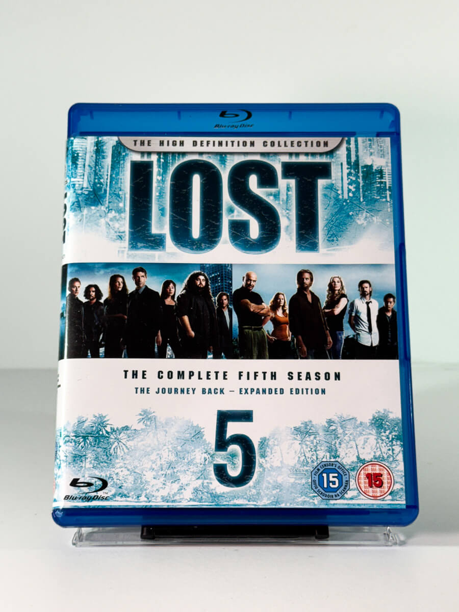 Forside av cover til lost – the complete fifth season, bruktfilm på Blu-ray hos Brukbar Film
