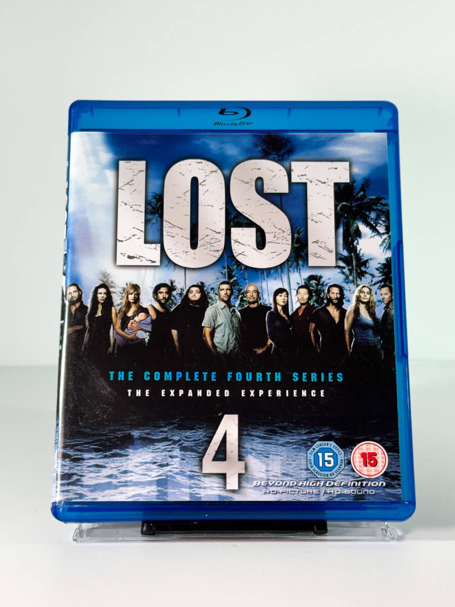 Forside av cover til lost – the complete fourth season, brukt Blu-ray hos Brukbar Film