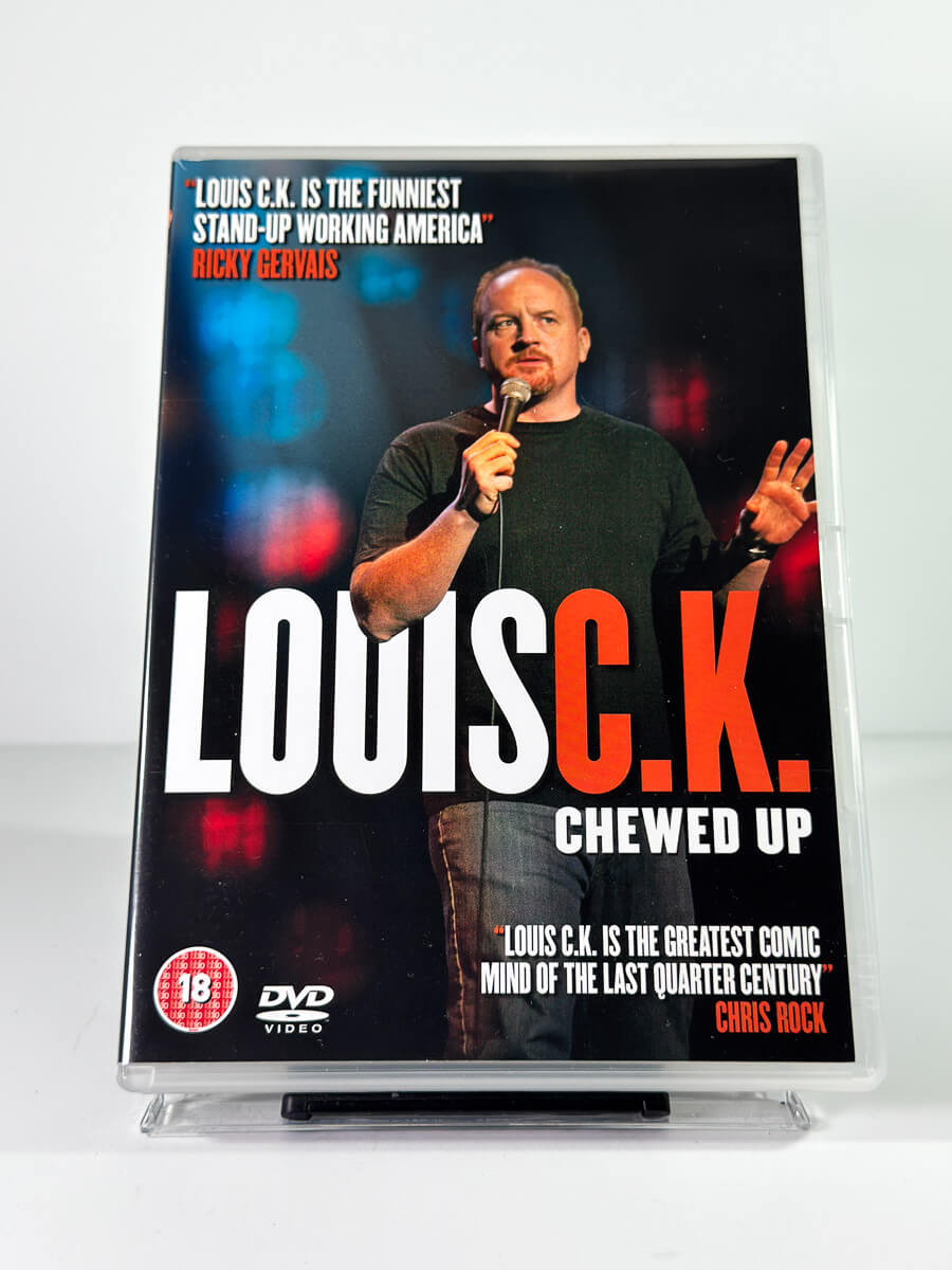Forside av cover til Louis C.K.: Chewed Up på DVD hos Brukbar Film