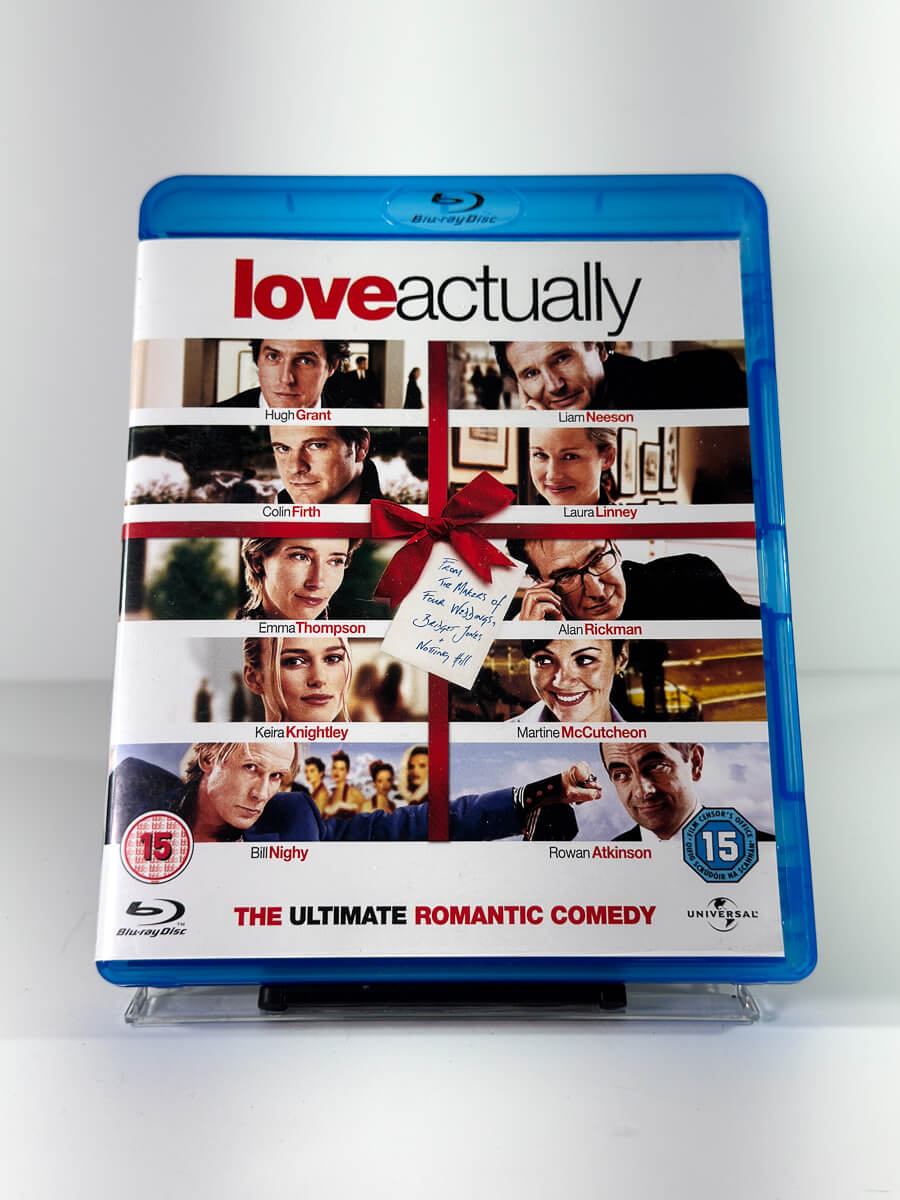 Forside av cover til Love Actually på Blu-ray