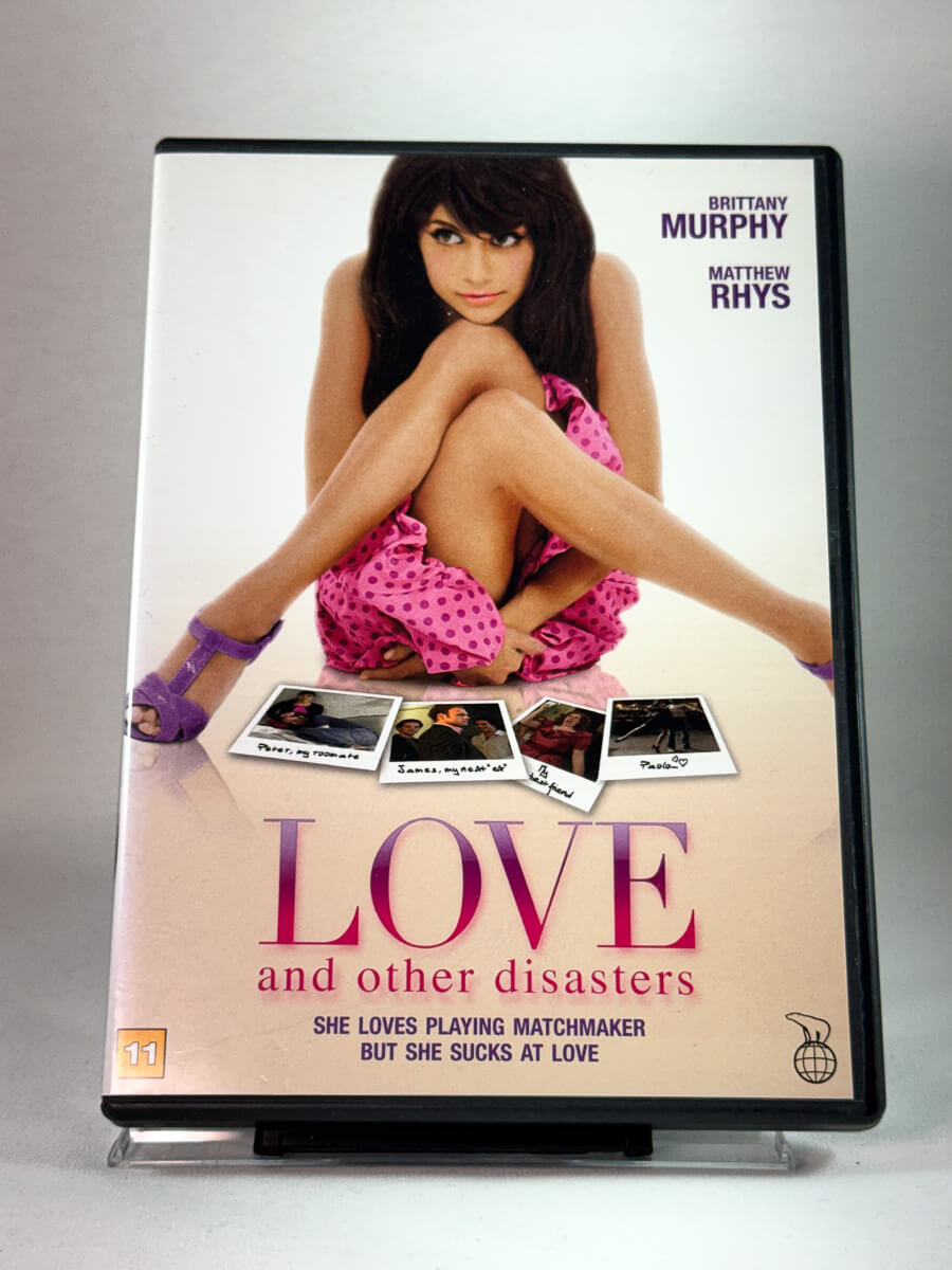 Forside av cover til Love and Other Disasters, brukt DVD hos Brukbar Film