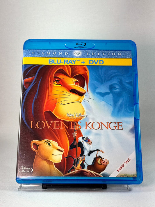 Løvenes konge – forside av Blu-ray-cover, Disney-klassiker i Diamond Edition, hos Brukbar Film