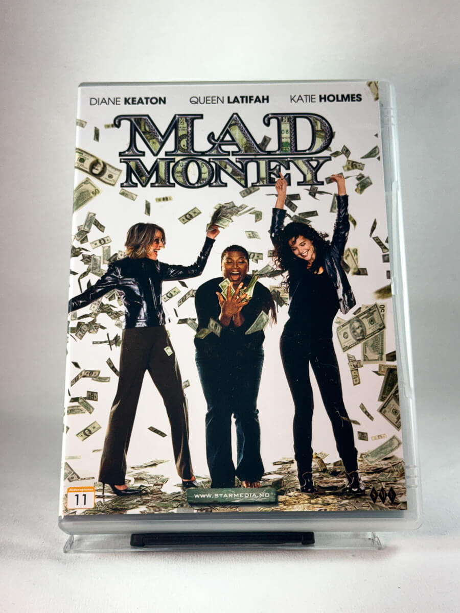 Forside av cover til Mad Money, brukt DVD hos Brukbar Film