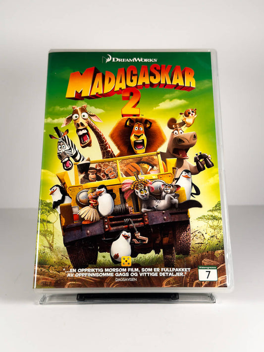 Forside av cover til Madagaskar 2 på DVD