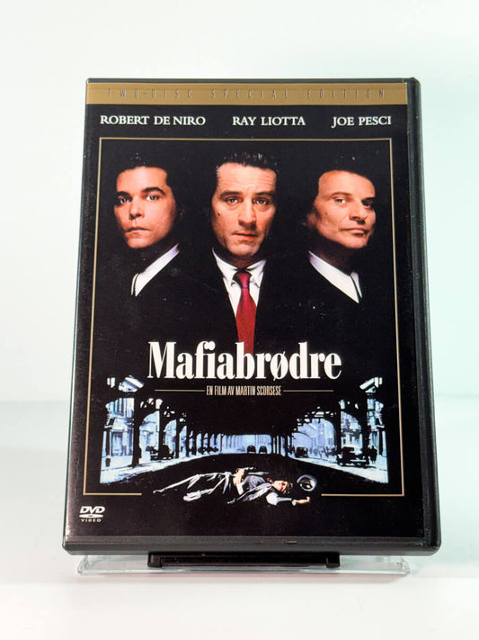 Forside av cover til mafiabrødre, bruktfilm på DVD hos Brukbar Film