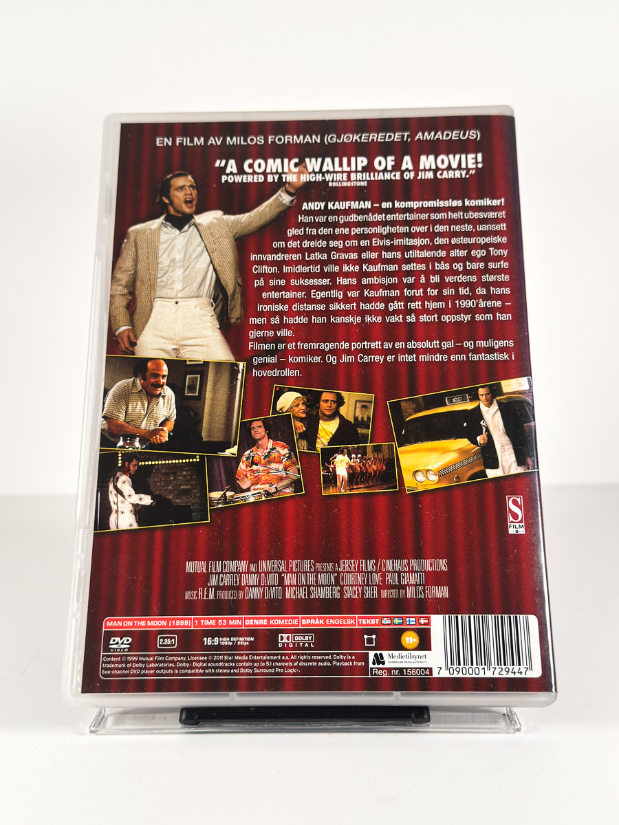 Bakside av cover til Man on the Moon på DVD