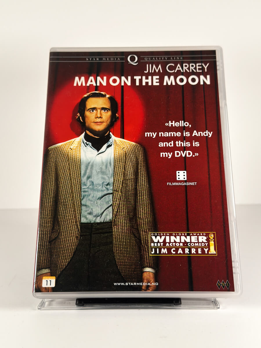 Forside av cover til Man on the Moon på DVD