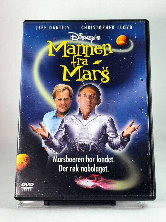 Forside av DVD-cover til Mannen fra Mars, bruktfilm hos nettbutikken Brukbar Film