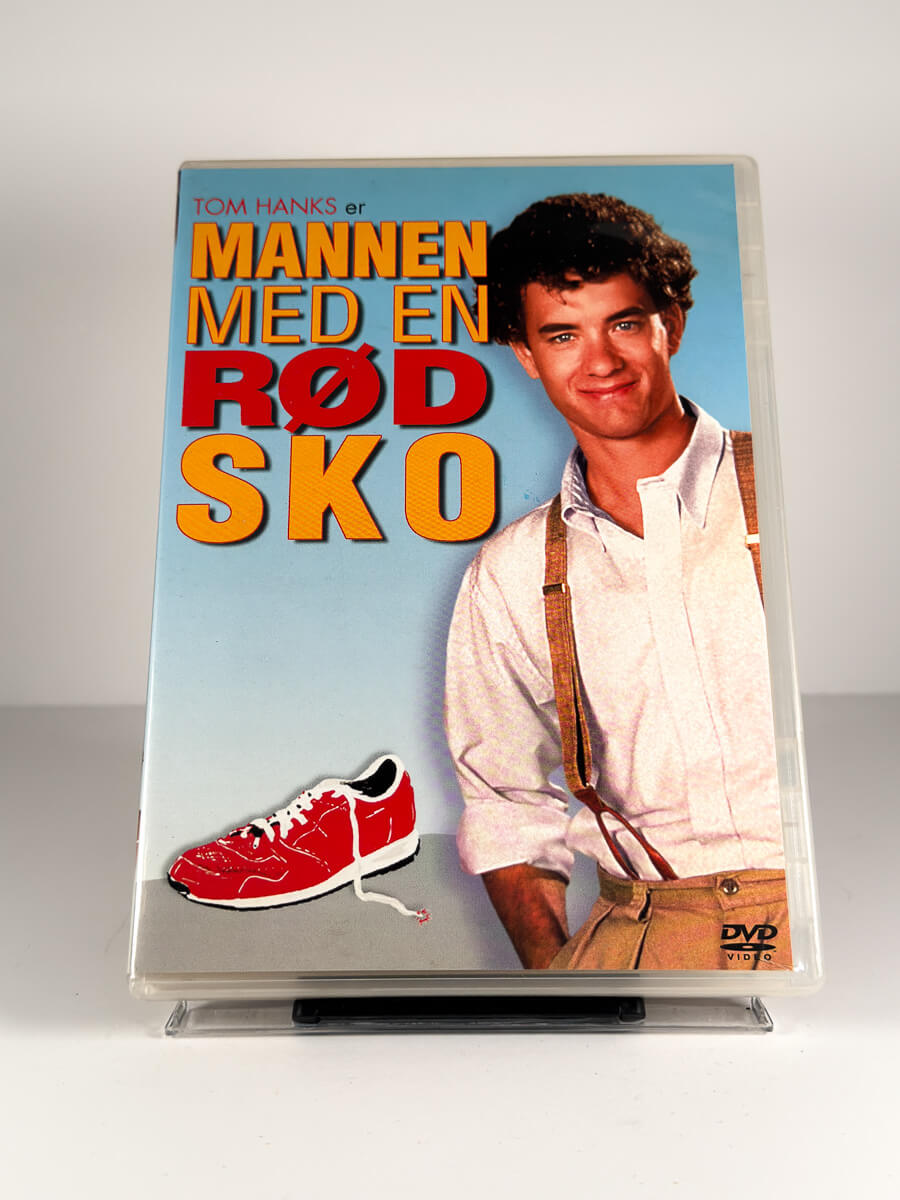 Forside av cover til Mannen med en rød sko på DVD