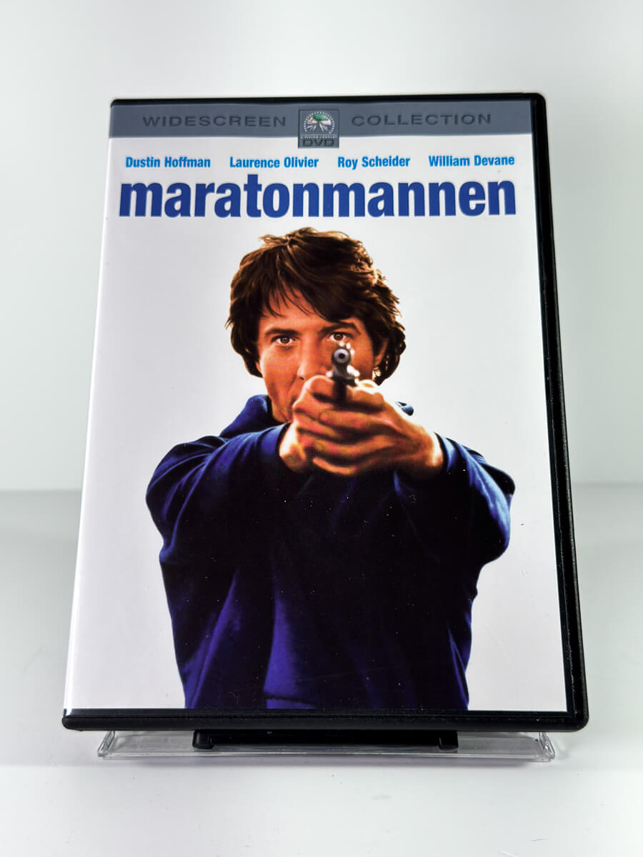 Forside av cover til maratonmannen på DVD