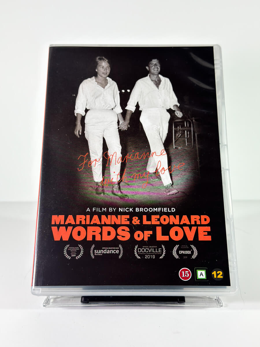 Forside av cover til Marianne & Leonard: Words of Love på DVD