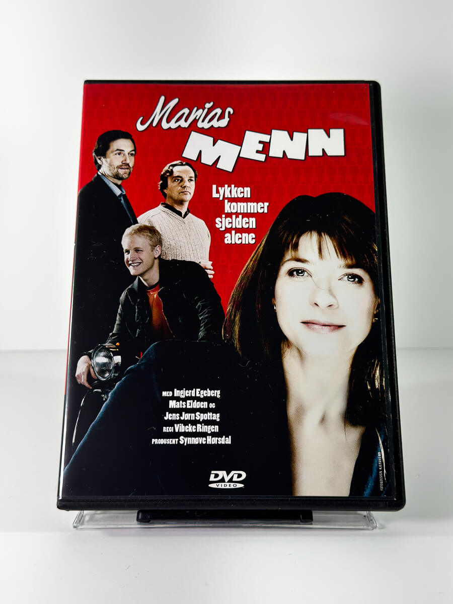 Forside av cover til Marias Menn på DVD
