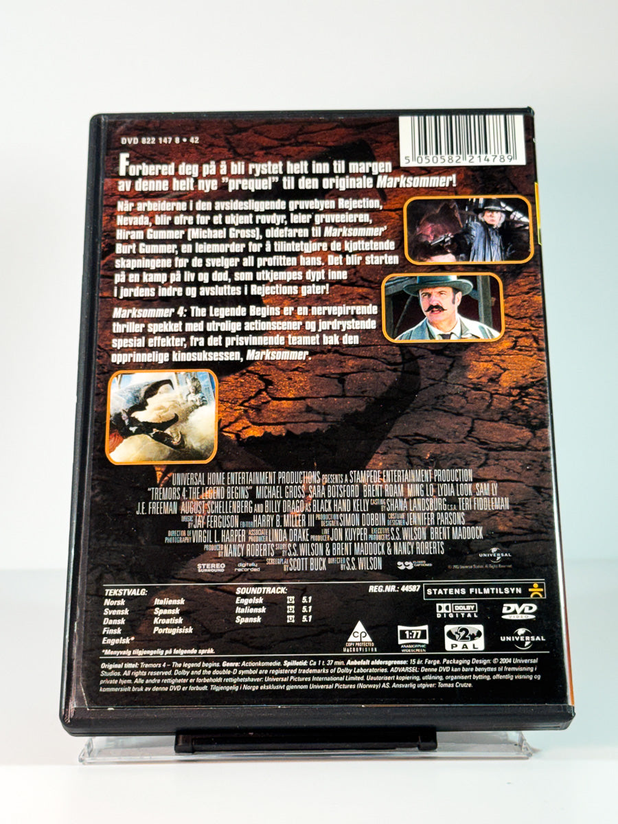 Bakside av cover til Marksommer 4, brukt original DVD hos Brukbar Film