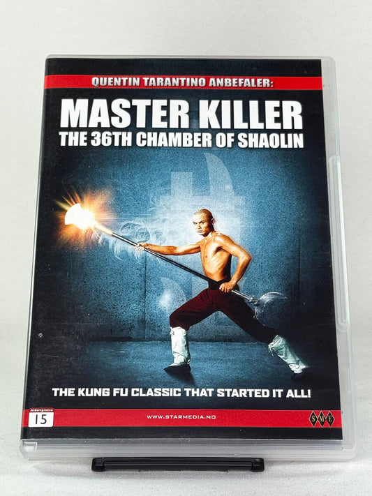 DVD-cover-forside til filmen Master Killer – Brukt DVD fra nettbutikken Brukbar Film
