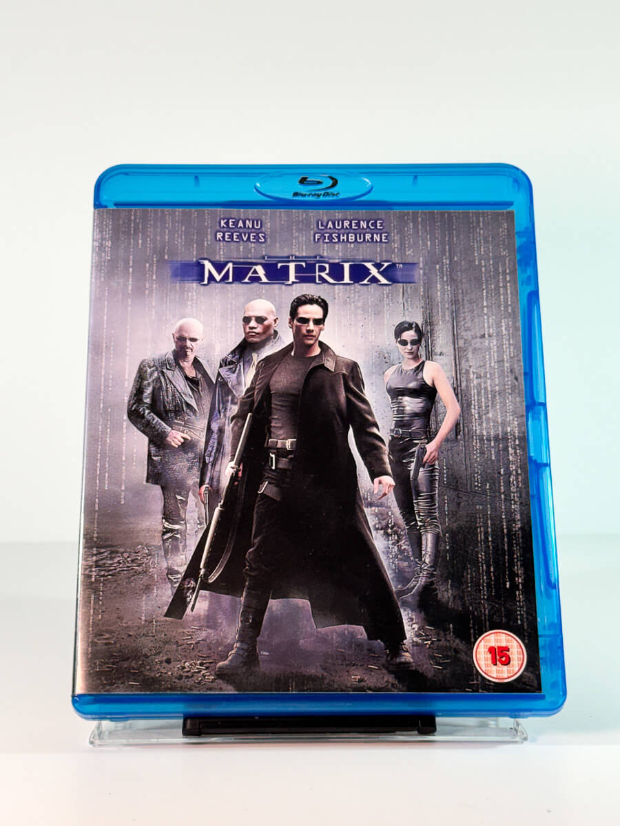 Forside av cover til Matrix, brukt Blu-ray hos Brukbar Film