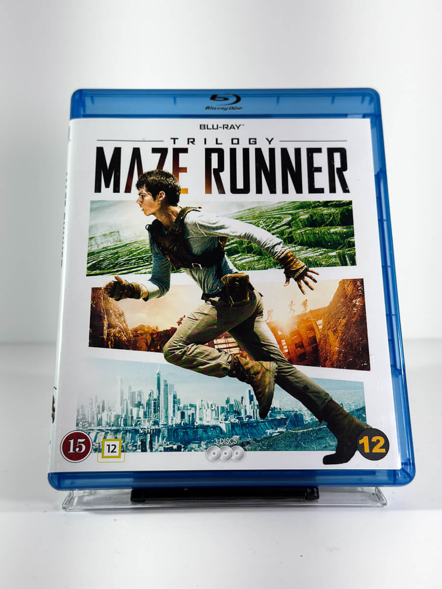 Forside av cover til Maze Runner Trilogy på Blu-ray