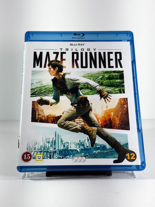 Forside av cover til Maze Runner Trilogy på Blu-ray