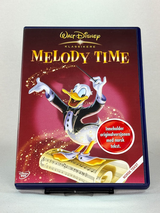 DVD-cover-forside til filmen Melody Time – Brukt DVD fra nettbutikken Brukbar Film