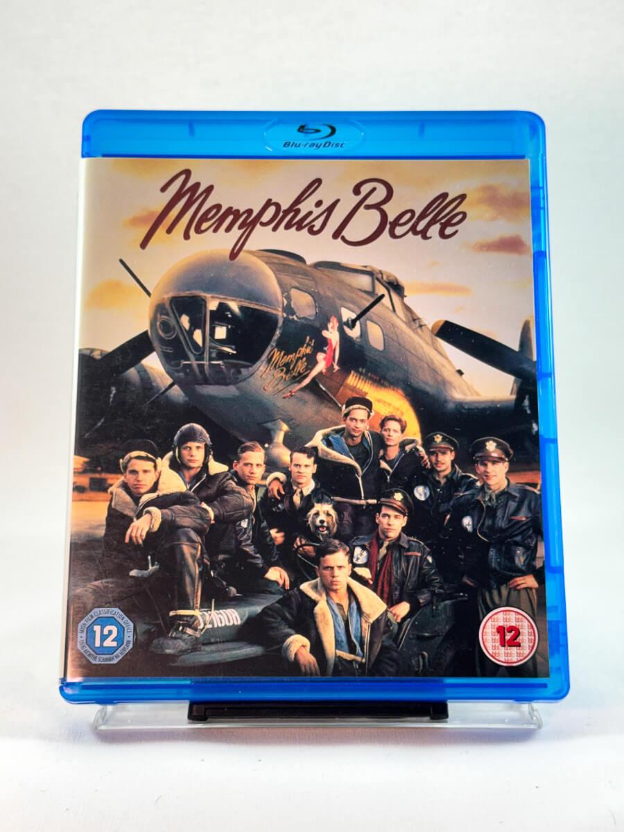 Forside av Blu-ray-cover til Memphis Belle, brukt Blu-ray hos Brukbar Film