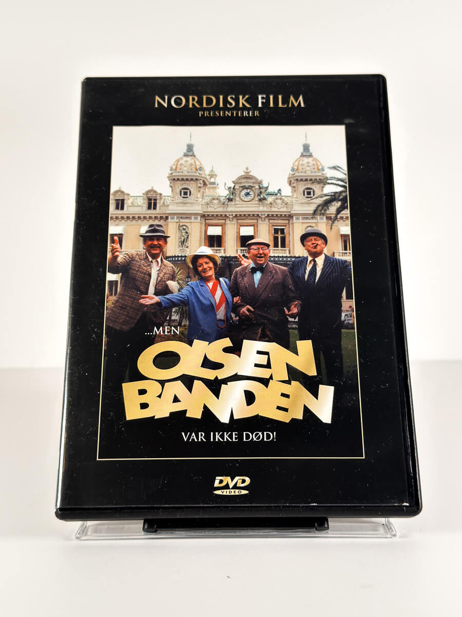 Forside av cover til …men Olsenbanden var ikke død! på DVD
