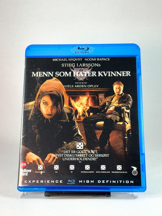 Forside av cover til Menn som hater kvinner, brukt Blu-ray hos Brukbar Film