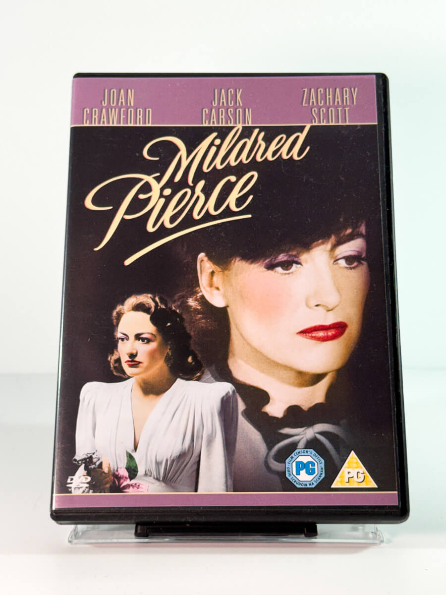 Forside av cover til mildred pierce, bruktfilm hos nettbutikken Brukbar Film