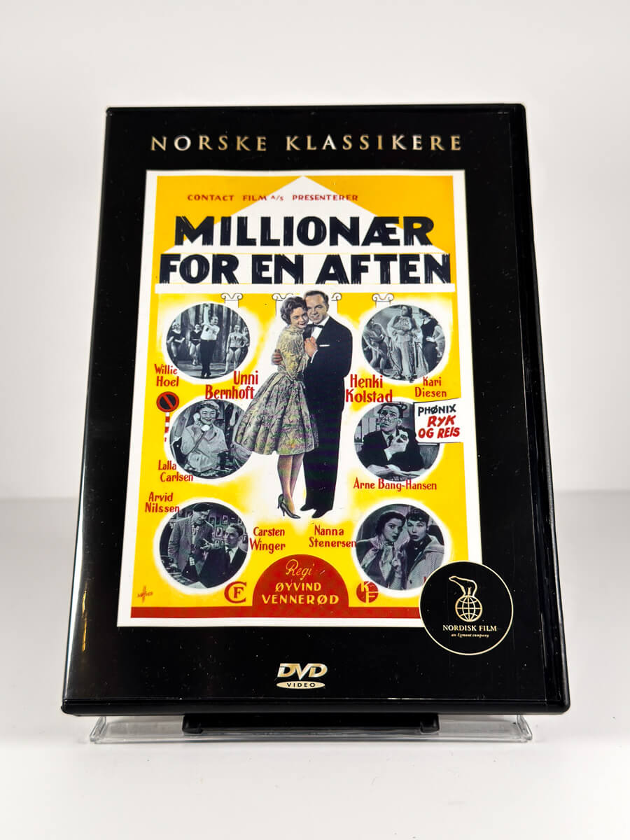 Forside av cover til Millionær for en aften på DVD