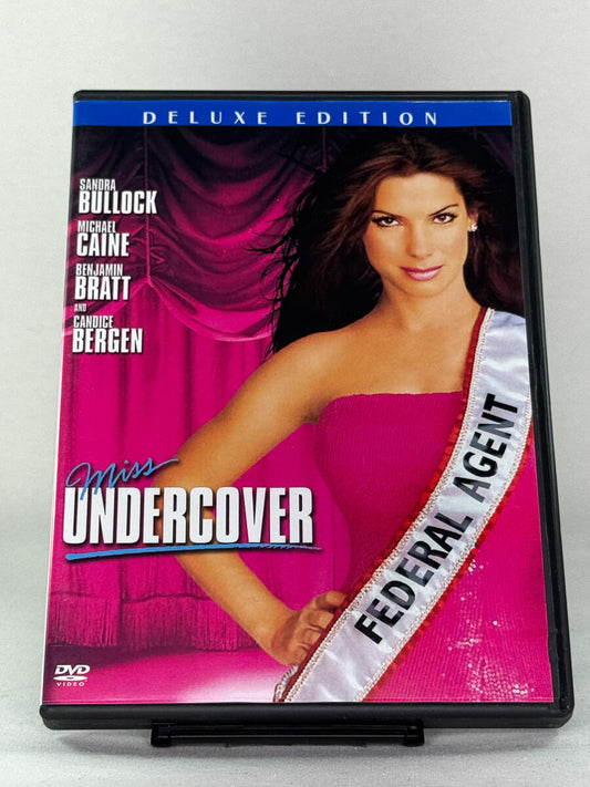 DVD-cover-forside til filmen Miss Undercover – Brukt DVD fra nettbutikken Brukbar Film