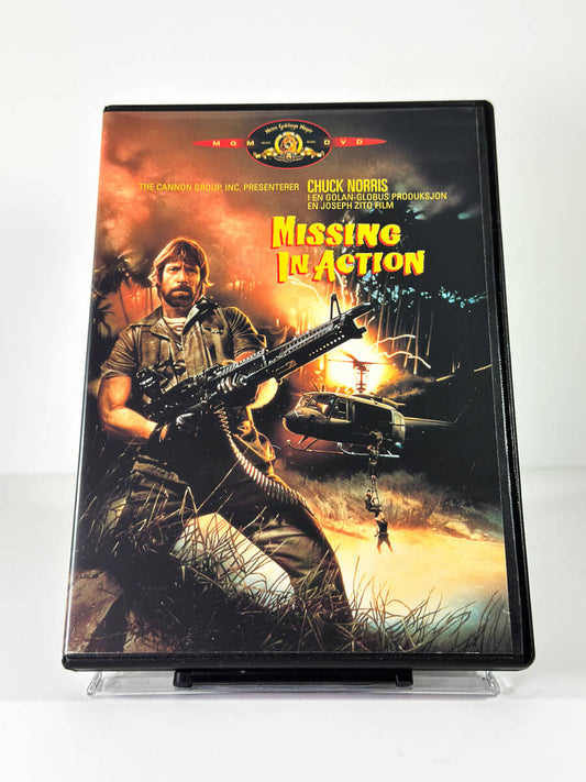 Forside av cover til Missing in Action på DVD