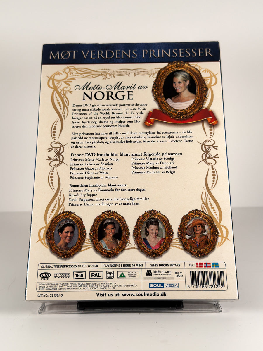 Bakside av cover til Møt verdens prinsesser – Mette-Marit av Norge på DVD